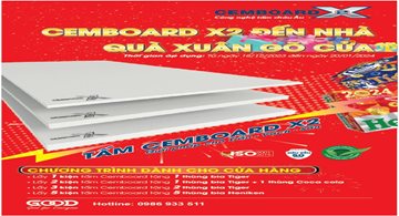 Cemboard X2 đến nhà Quà Xuân gõ cửa