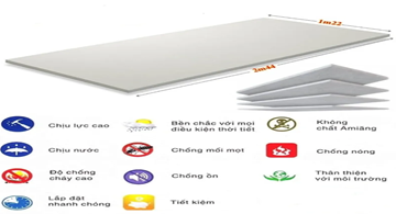 Tấm Cemboard 5mm – Giải Pháp Vật Liệu Mỏng Nhẹ Cho Thi Công Linh Hoạt