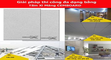 Nên mua Tấm xi măng Cemboard X2 hay Tấm xi măng cemboard DuraFlex?